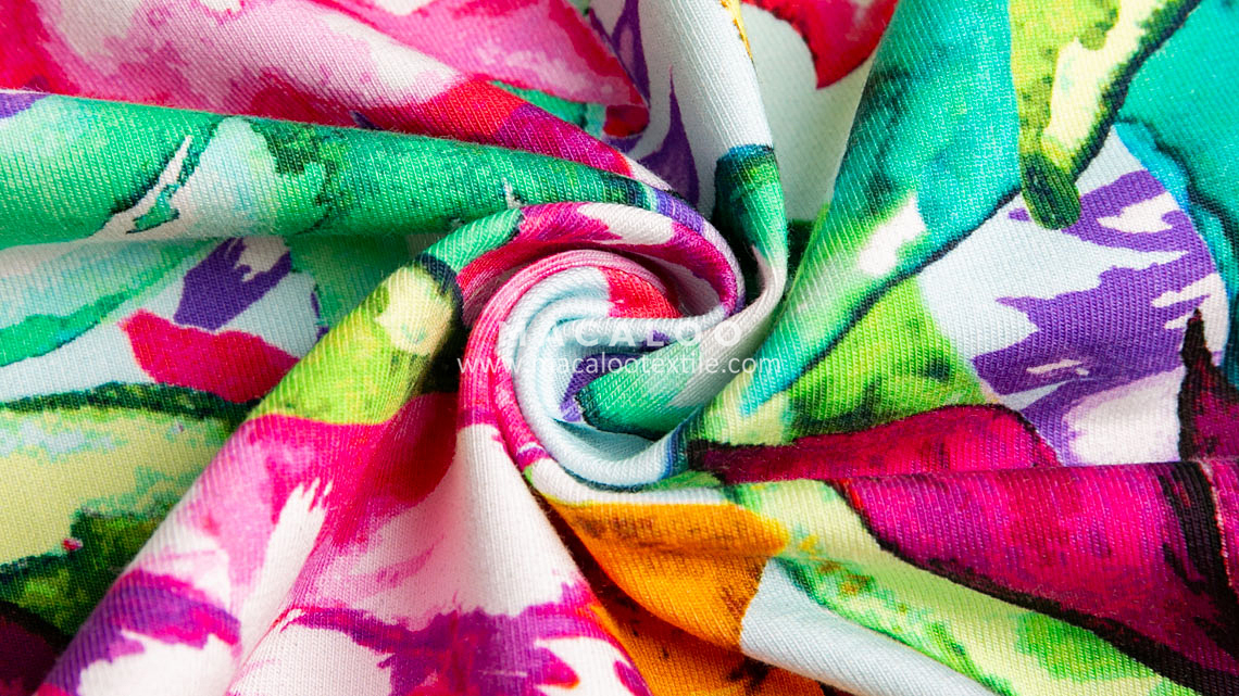 flower printed fabric