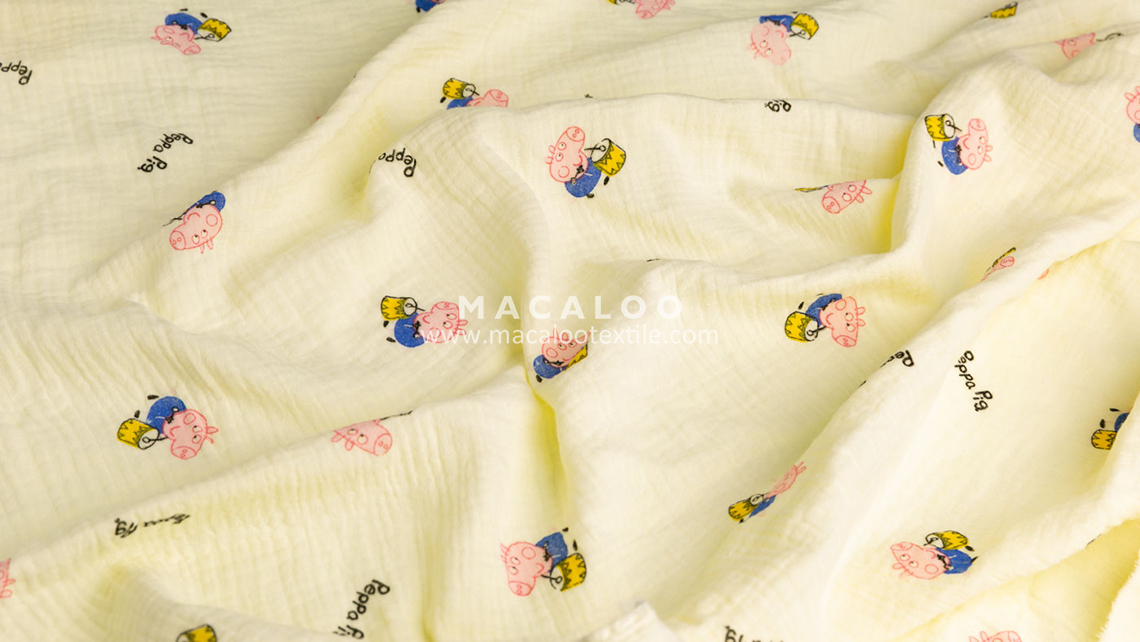 double gauze muslin fabric