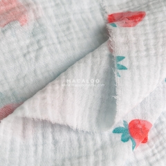 Wholesale organic 100% cotton gauze muslin fabric